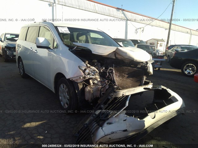 JN8AE2KPXC9031045 - 2012 NISSAN QUEST S/SV/SL/LE WHITE photo 1