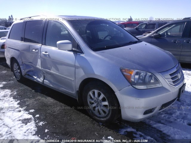 5FNRL3H7XAB008319 - 2010 HONDA ODYSSEY EXL SILVER photo 1