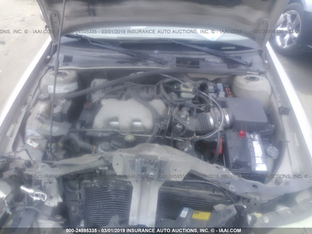 1G1NE52J4X6110740 - 1999 CHEVROLET MALIBU LS TAN photo 10