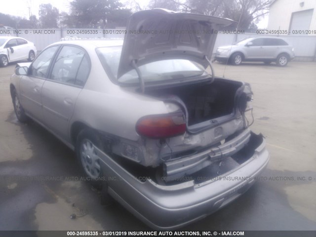 1G1NE52J4X6110740 - 1999 CHEVROLET MALIBU LS TAN photo 3