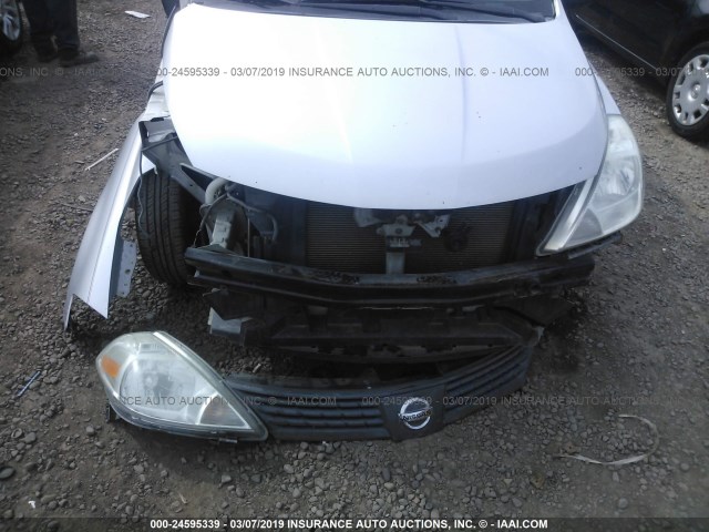 3N1CC1AP3AL382151 - 2010 NISSAN VERSA S/SL SILVER photo 6