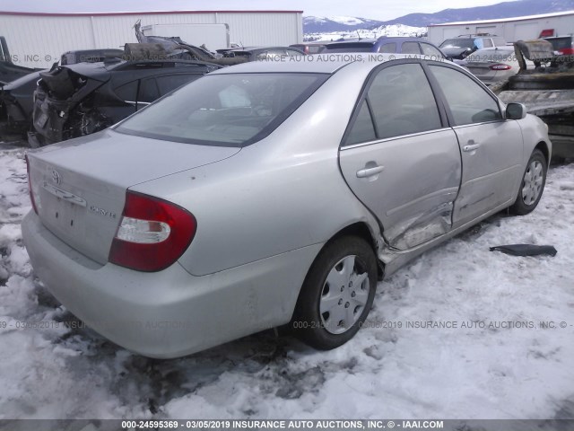 4T1BE32K94U306277 - 2004 TOYOTA CAMRY LE/XLE/SE SILVER photo 4
