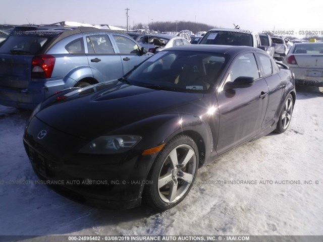 JM1FE173450152372 - 2005 MAZDA RX8 PURPLE photo 2