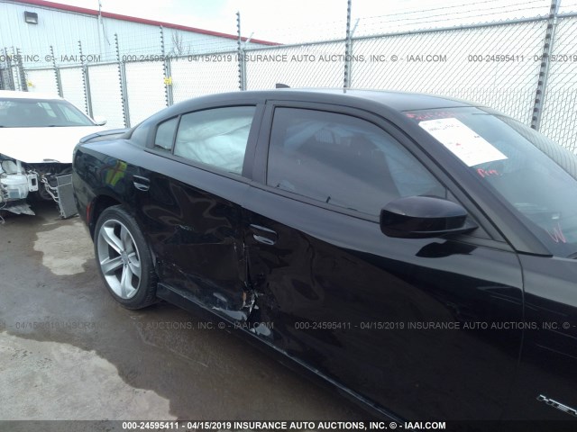 2C3CDXCT5FH825105 - 2015 DODGE CHARGER R/T BLACK photo 6