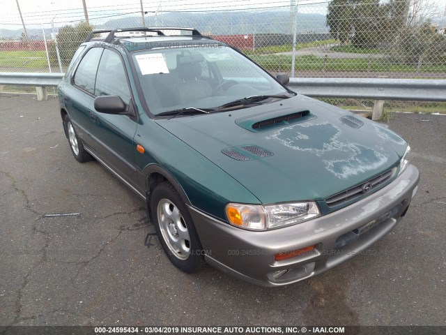 JF1GF4858XH812989 - 1999 SUBARU IMPREZA OUTBACK SPORT GREEN photo 1