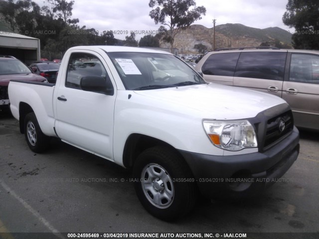 5TENX22NX8Z503066 - 2008 TOYOTA TACOMA WHITE photo 1