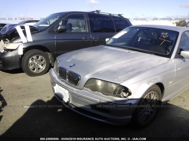 WBAAM5333XFR10919 - 1999 BMW 328 I AUTOMATIC ვერცხლისფერი ფოტო 6