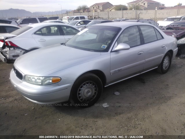 2G4WY55J121119972 - 2002 BUICK CENTURY LIMITED SILVER photo 2