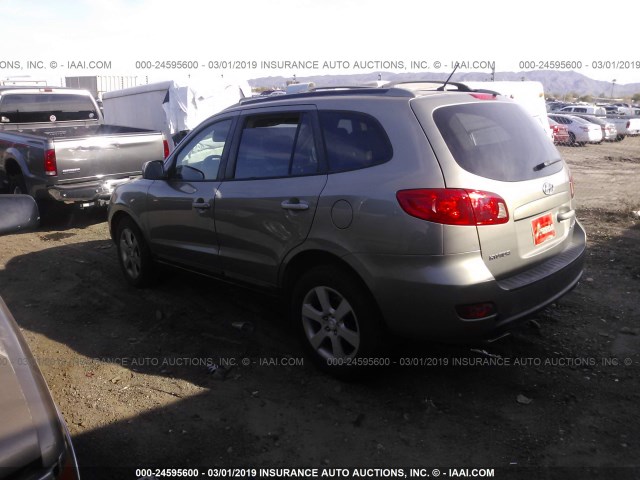 5NMSH13E07H025344 - 2007 HYUNDAI SANTA FE SE/LIMITED GRAY photo 3