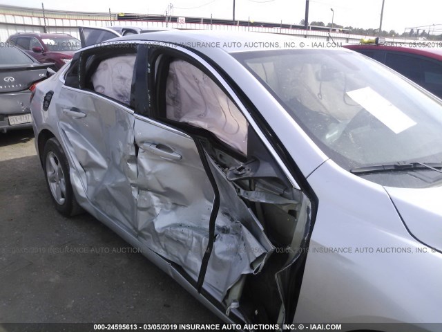 1G1ZB5STXHF201217 - 2017 CHEVROLET MALIBU LS SILVER photo 6