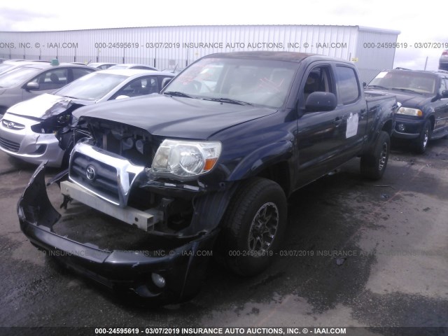 5TEKU72N77Z392127 - 2007 TOYOTA TACOMA DBL CAB PRERUNNER LNG BED BLACK photo 2