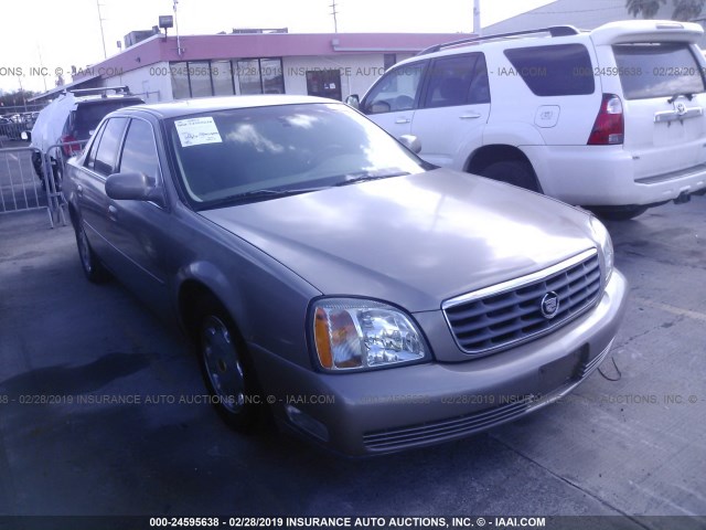 1G6KE57Y42U158164 - 2002 CADILLAC DEVILLE DHS Ոսկեգույն լուսանկար 1