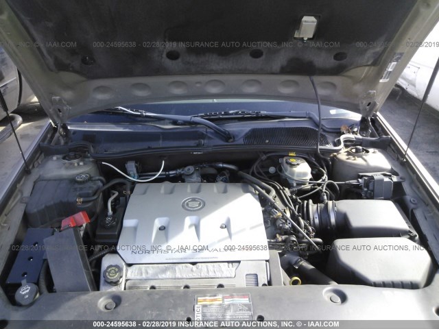 1G6KE57Y42U158164 - 2002 CADILLAC DEVILLE DHS Ոսկեգույն լուսանկար 10