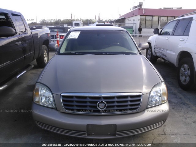 1G6KE57Y42U158164 - 2002 CADILLAC DEVILLE DHS Ոսկեգույն լուսանկար 6