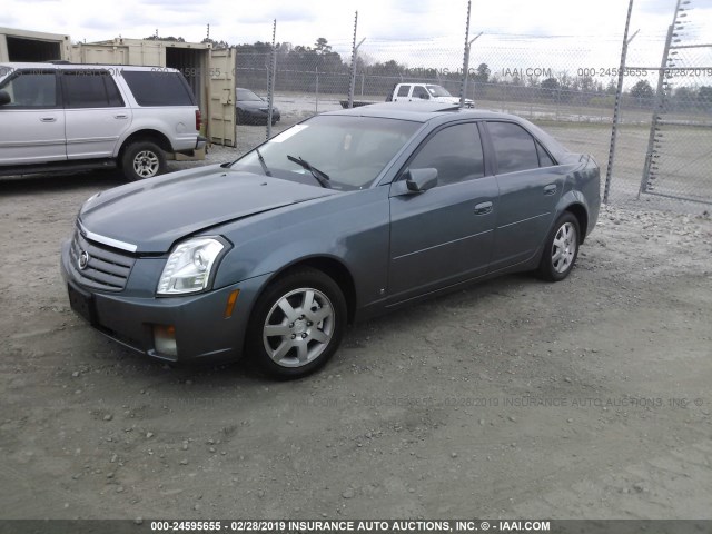 1G6DP577960123594 - 2006 CADILLAC CTS HI FEATURE V6 BLUE photo 2