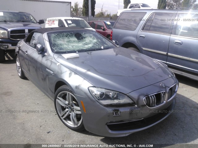 WBALZ3C51CDL71240 - 2012 BMW 650 I GRAY photo 1