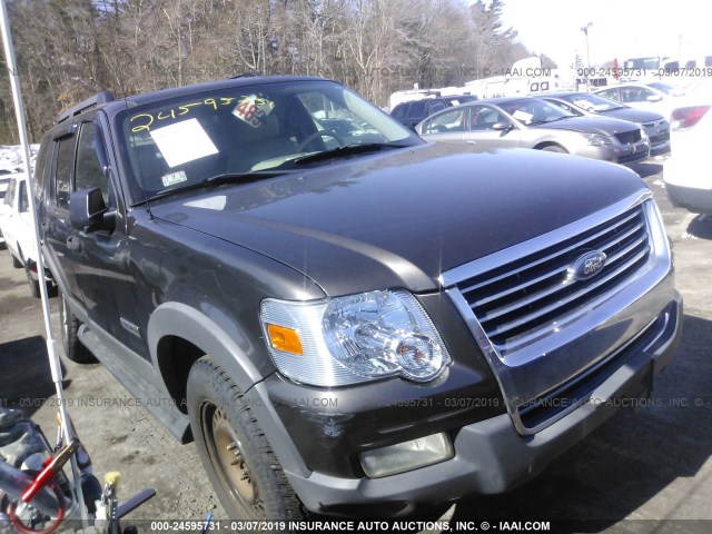 1FMEU73E66UB71794 - 2006 FORD EXPLORER XLT Dark Brown photo 1