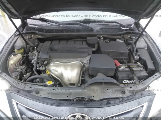 4T1BF3EK5BU767658 - 2011 TOYOTA CAMRY SE/LE/XLE GRAY photo 10