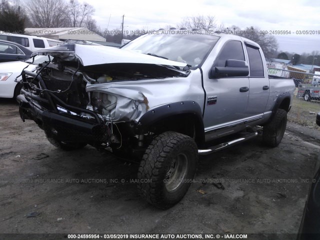 3D7KS28A98G208810 - 2008 DODGE RAM 2500 ST/SLT SILVER photo 2