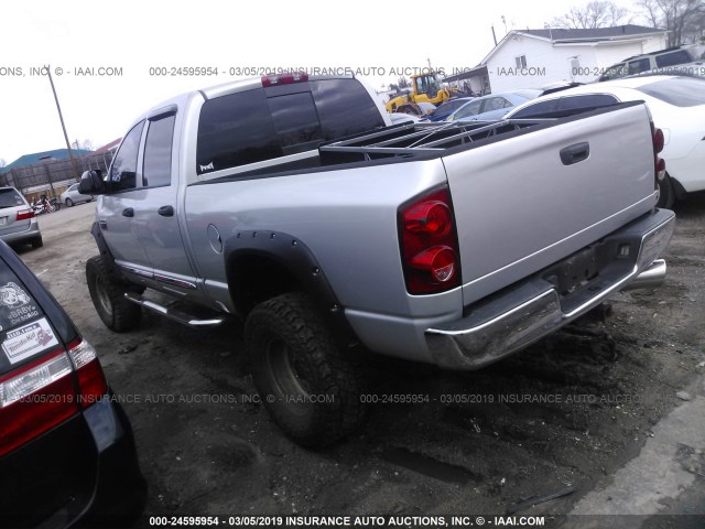 3D7KS28A98G208810 - 2008 DODGE RAM 2500 ST/SLT SILVER photo 3