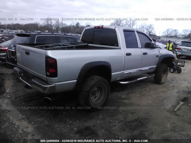 3D7KS28A98G208810 - 2008 DODGE RAM 2500 ST/SLT SILVER photo 4