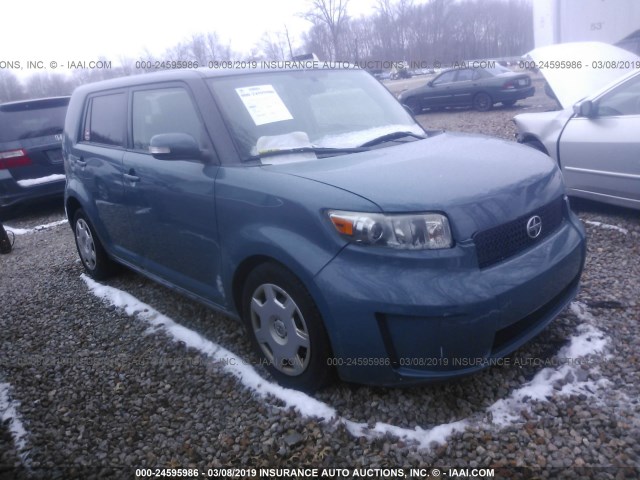 JTLKE50E281051335 - 2008 TOYOTA SCION XB BLUE photo 1