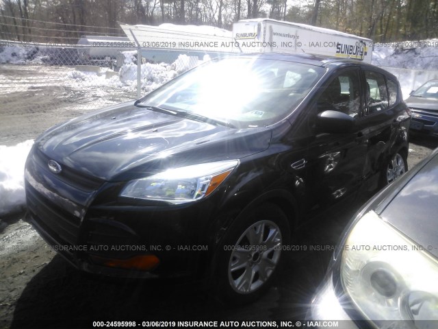 1FMCU0F74GUB42100 - 2016 FORD ESCAPE S BLACK photo 2