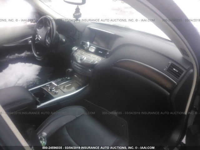 JN1BY1AR5CM395832 - 2012 INFINITI M37 X BLACK photo 5