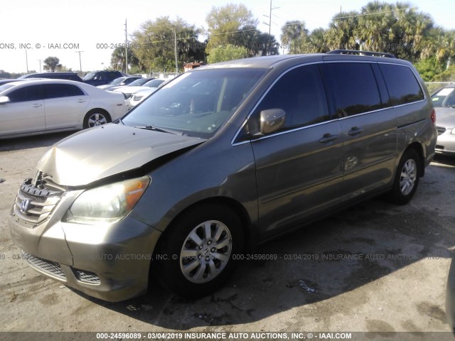 5FNRL38728B409597 - 2008 HONDA ODYSSEY EXL GOLD photo 2