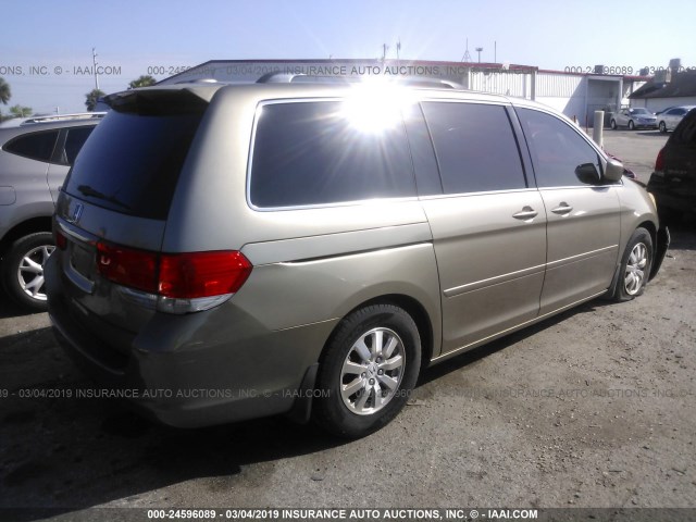 5FNRL38728B409597 - 2008 HONDA ODYSSEY EXL GOLD photo 4