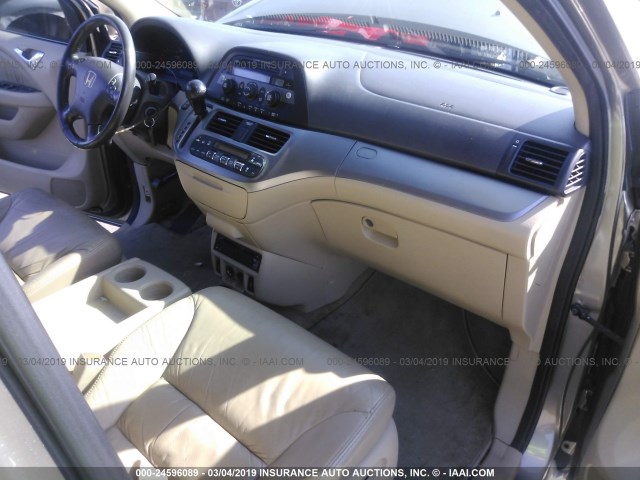 5FNRL38728B409597 - 2008 HONDA ODYSSEY EXL GOLD photo 5