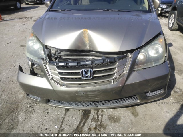 5FNRL38728B409597 - 2008 HONDA ODYSSEY EXL GOLD photo 6