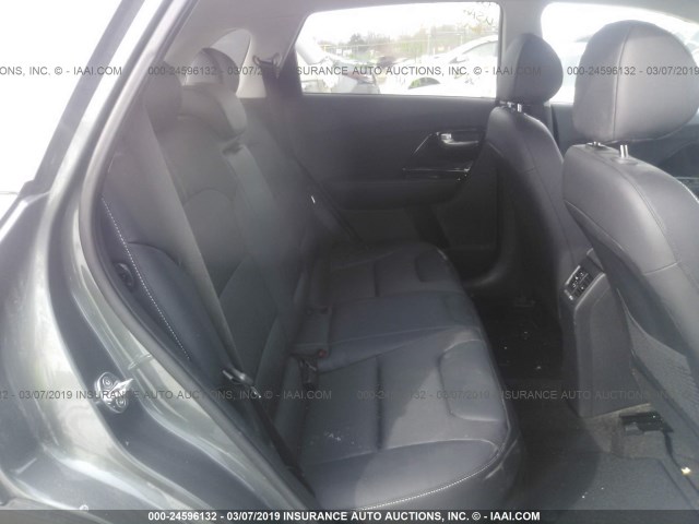 KNDCC3LC6H5086747 - 2017 KIA NIRO EX GRAY photo 8