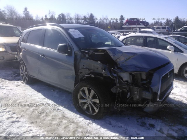 4A4AR5AU0DE016919 - 2013 MITSUBISHI OUTLANDER SPORT LE GRAY photo 1