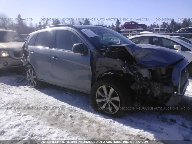 4A4AR5AU0DE016919 - 2013 MITSUBISHI OUTLANDER SPORT LE GRAY photo 6