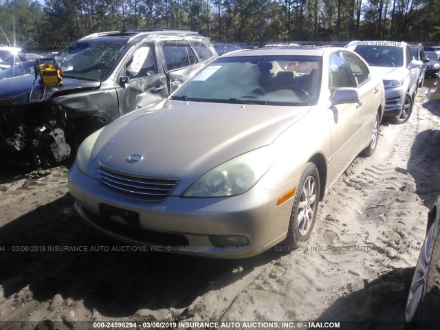 JTHBF30G630112018 - 2003 LEXUS ES 300 GOLD photo 2