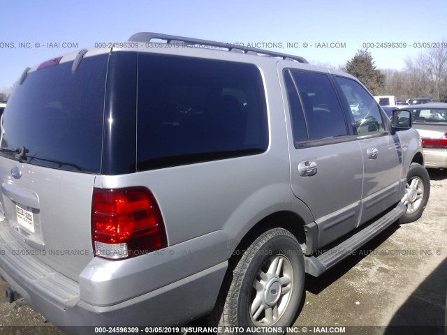 1FMPU16595LB11935 - 2005 FORD EXPEDITION XLT SILVER photo 4