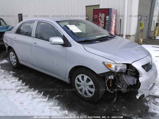 1NXBU4EE5AZ192773 - 2010 TOYOTA COROLLA S/LE/XLE SILVER photo 1