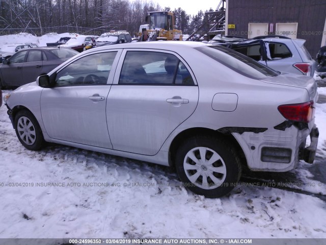 1NXBU4EE5AZ192773 - 2010 TOYOTA COROLLA S/LE/XLE SILVER photo 3