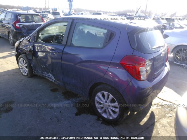 KL8CD6SA0HC768588 - 2017 CHEVROLET SPARK 1LT PURPLE photo 3