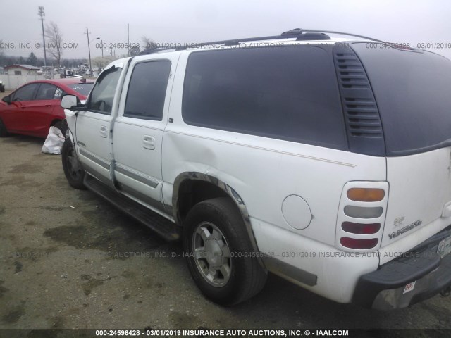 1GKEC16Z24J129418 - 2004 GMC YUKON XL C1500 WHITE photo 3