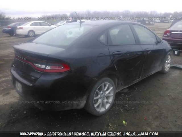 1C3CDFBA7DD289715 - 2013 DODGE DART SXT BLACK photo 4