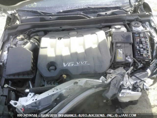 2G1165S3XF9286468 - 2015 CHEVROLET IMPALA LTZ SILVER photo 10