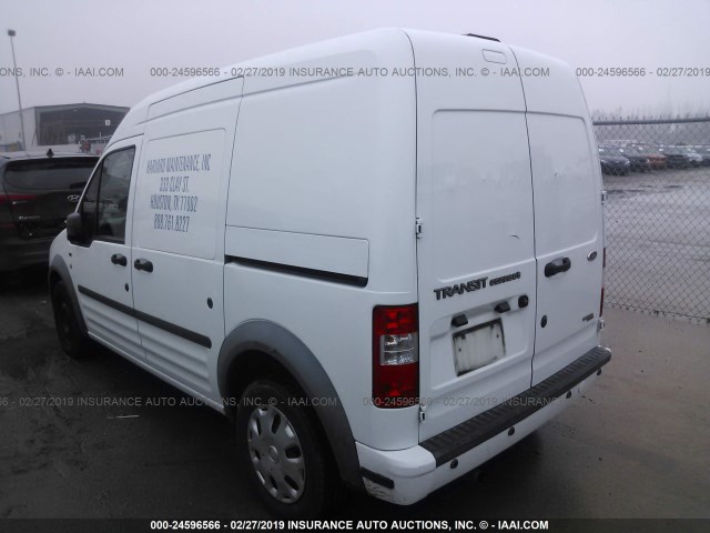 NM0LS7BNXDT170831 - 2013 FORD TRANSIT CONNECT XLT WHITE photo 3