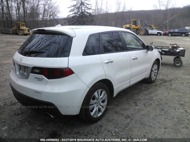 5J8TB1H57CA004172 - 2012 ACURA RDX TECHNOLOGY WHITE photo 4