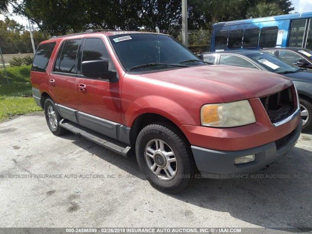 1FMPU16LX3LB19280 - 2003 FORD EXPEDITION XLT RED photo 1