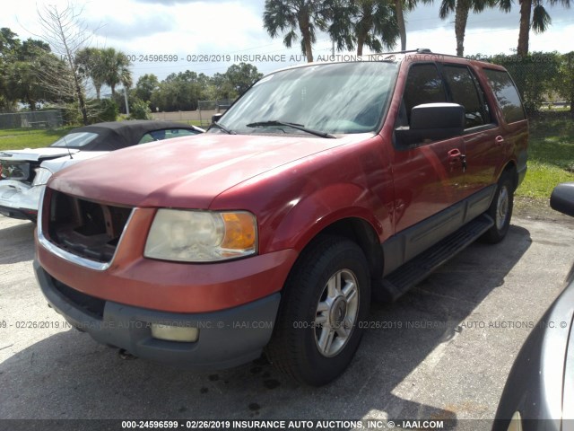 1FMPU16LX3LB19280 - 2003 FORD EXPEDITION XLT RED photo 2
