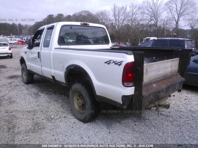 1FTSX31L34ED29217 - 2004 FORD F350 WHITE photo 3