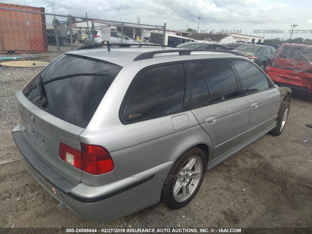 WBADR63483GN92619 - 2003 BMW 540 IT AUTOMATIC Argent photo 4