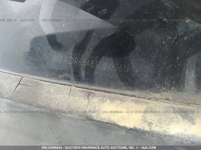 WBADR63483GN92619 - 2003 BMW 540 IT AUTOMATIC Argent photo 9